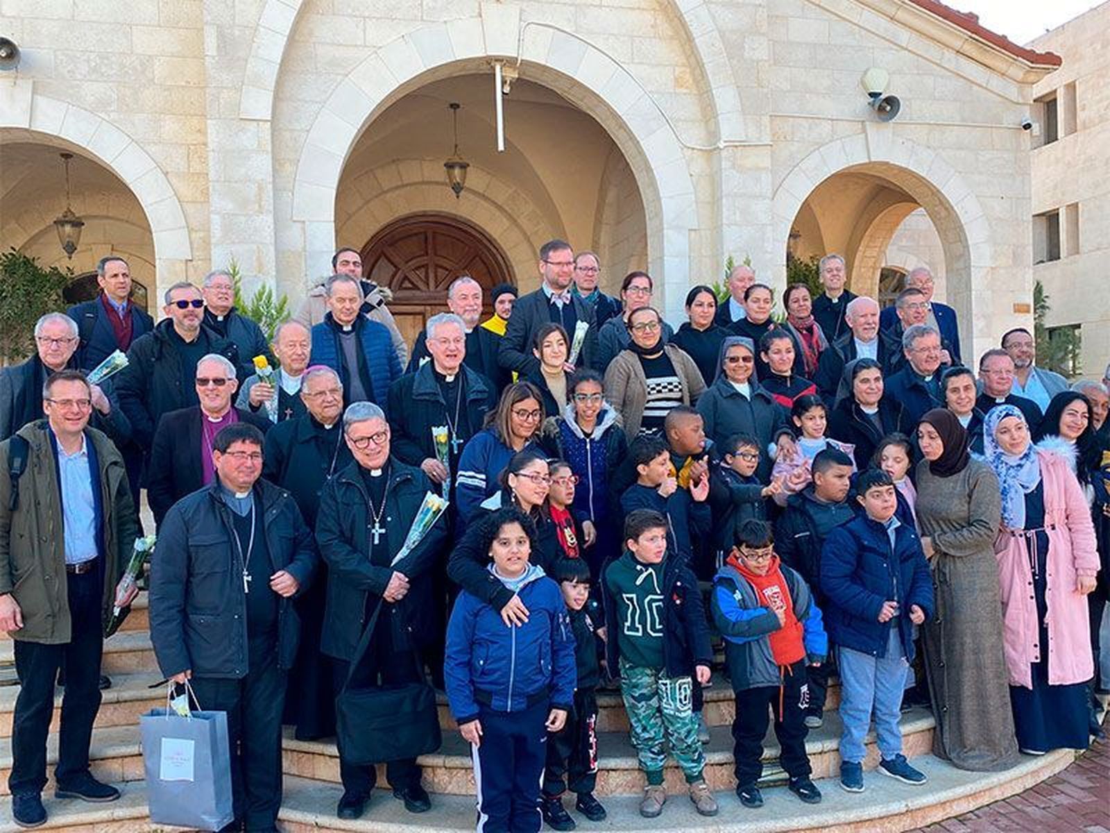 Los obispos católicos, con Tierra Santa