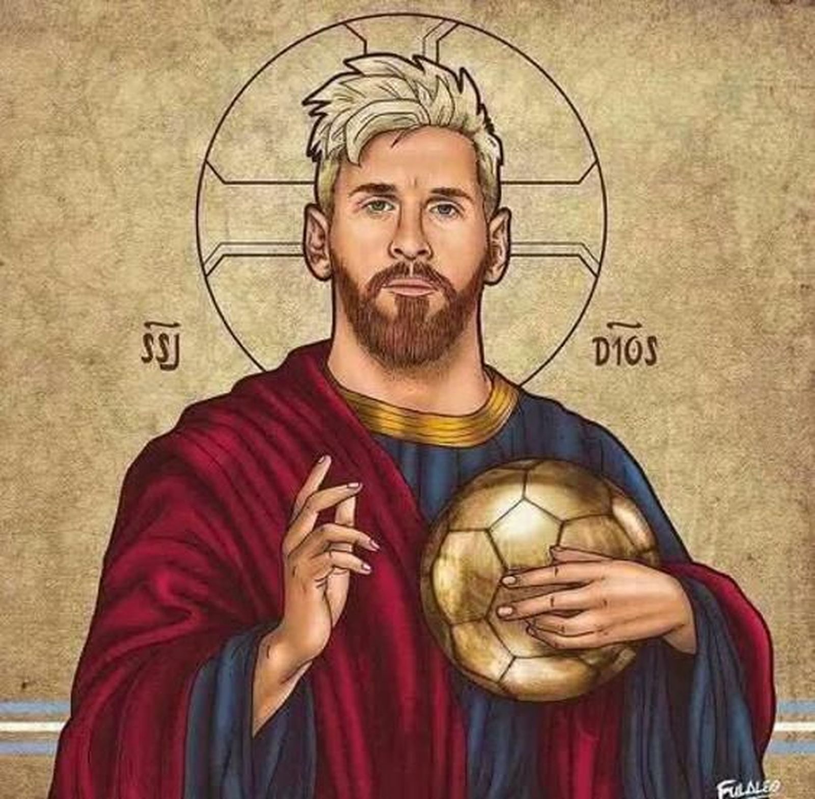 El dios Rey del Olimpo Fútbol