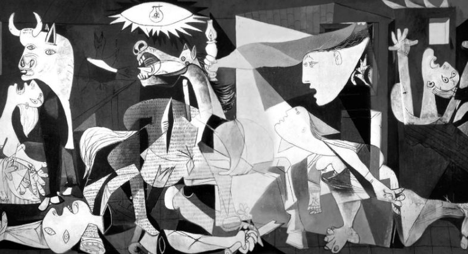 Detalle del Guernica de Picasso