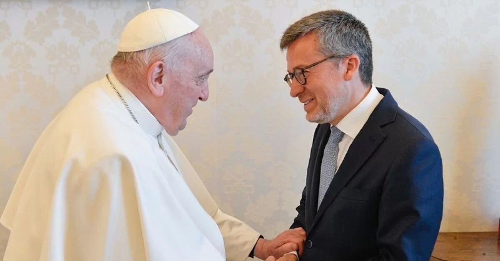 Carlos Moedas, alcalde de Lisboa, recibido por Francisco en mayo de 2023