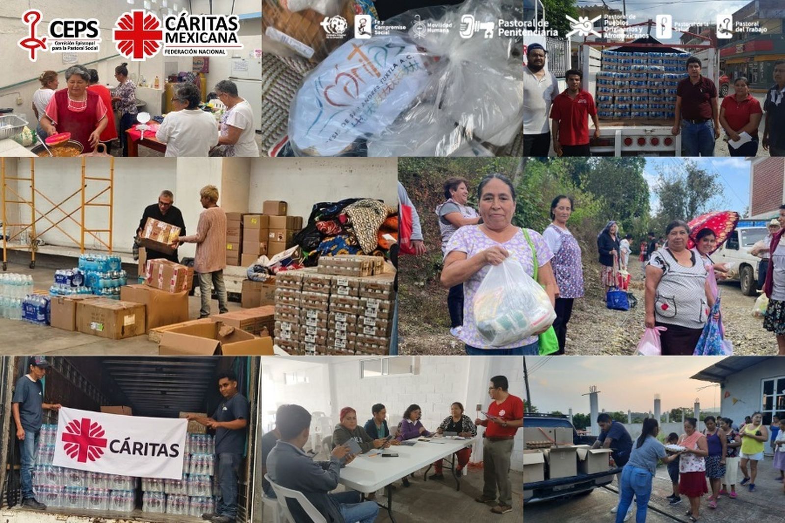 Conferencia del Episcopado Mexicano pide que apoyo a damnificados por inundaciones no se haga con fines políticos