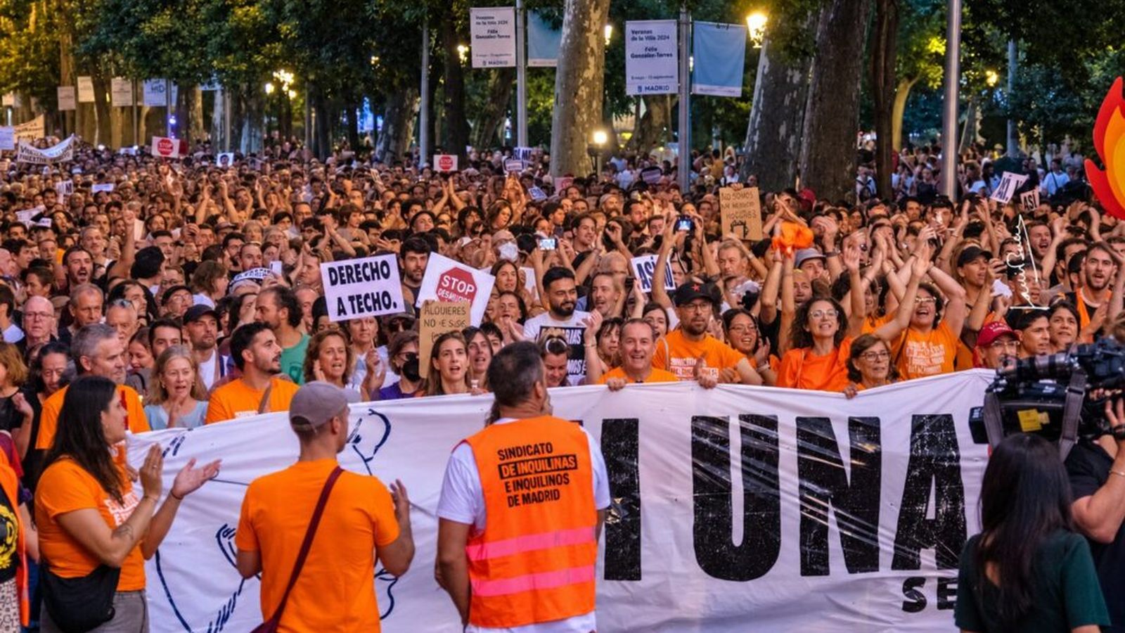 Manifestación por el derecho a la vivienda