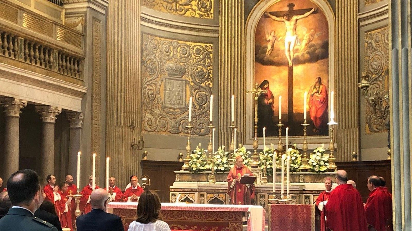 Artime preside la eucaristía en la iglesia española en Roma