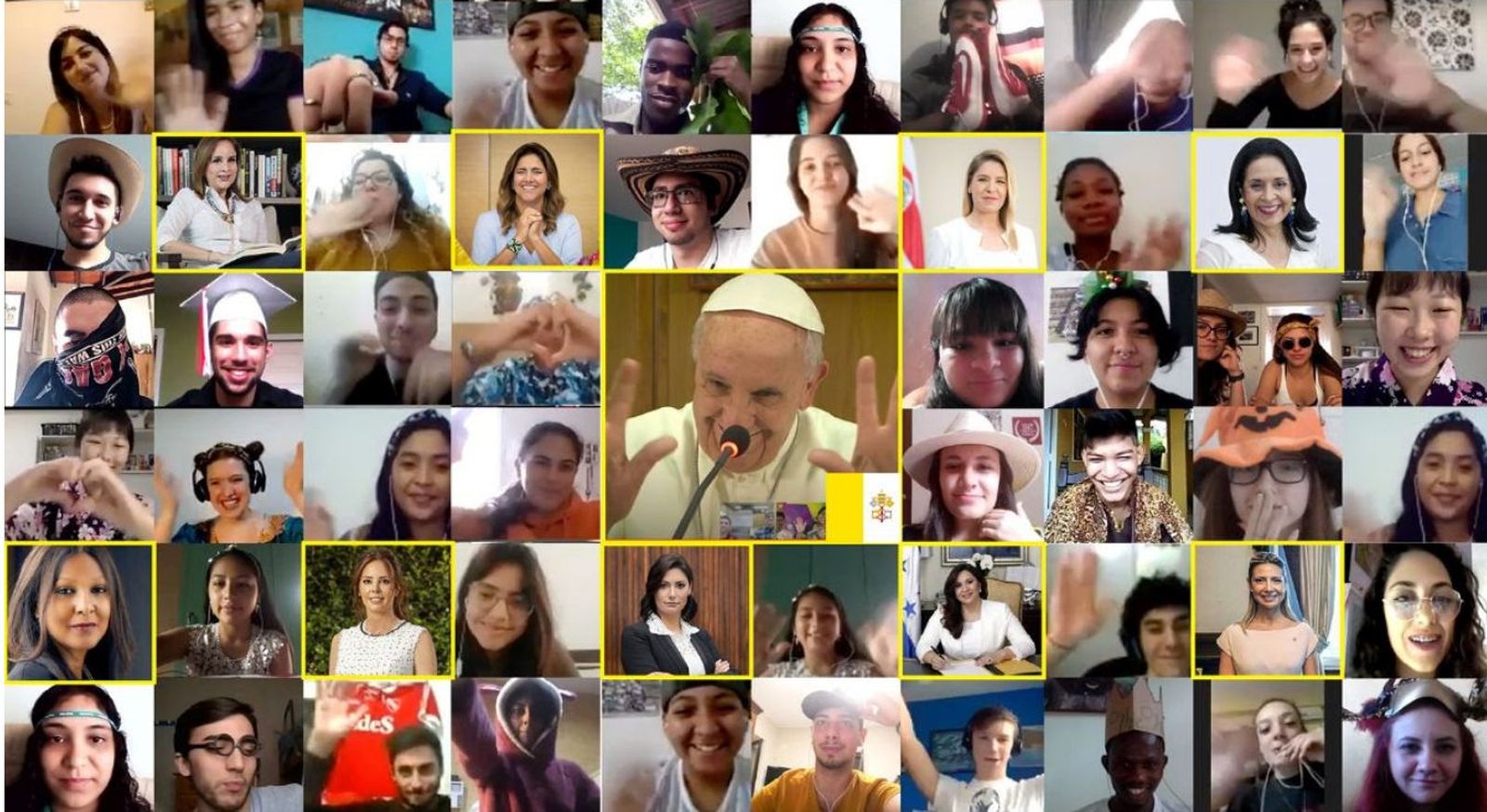 Francisco, en la Sede Virtual de Scholas