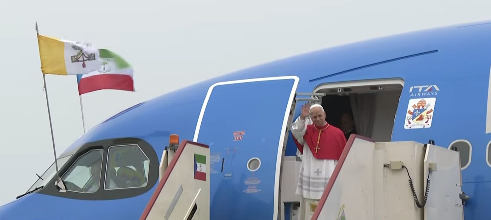 El Papa ya está en Guinea Ecuatorial